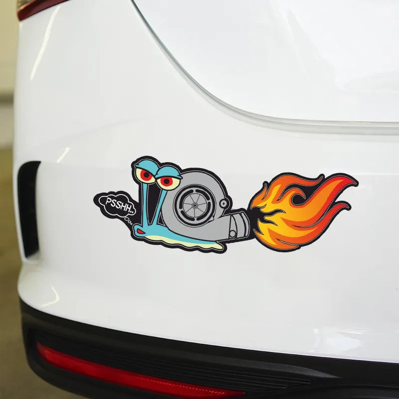 Cute Turbo Snail 'Psshh... | 1.0' Vinyl Car Sticker