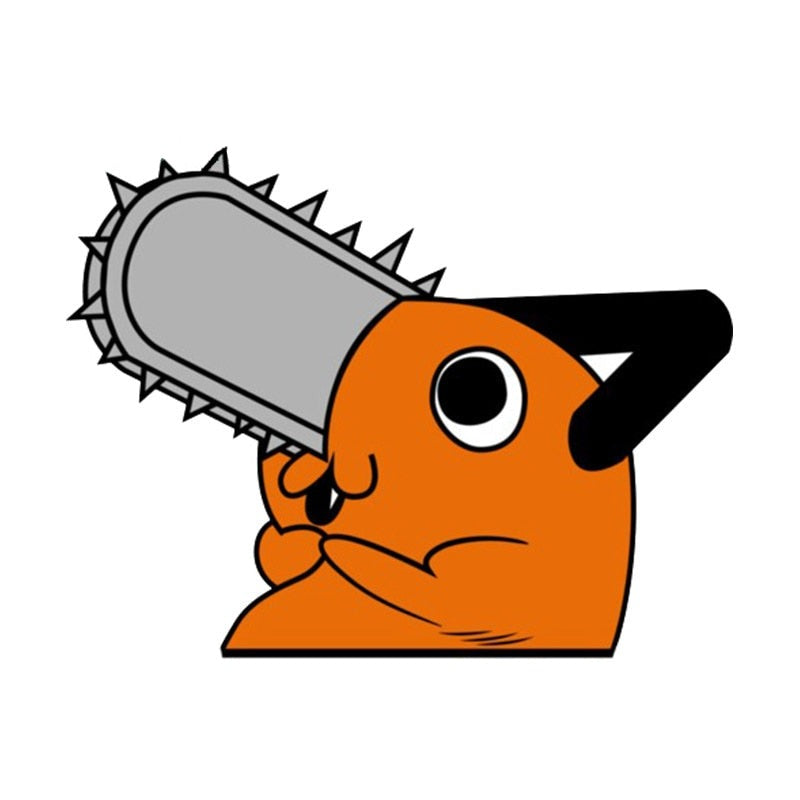 Chainsaw Man 'Pochita | Hoping' Vinyl Car Peeker Sticker
