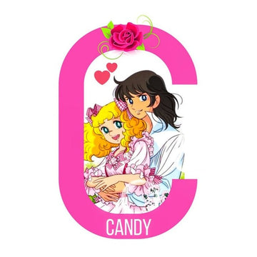 Candy Letter C 'Candice and Terrence | Portrait' Vinyl Car Sticker