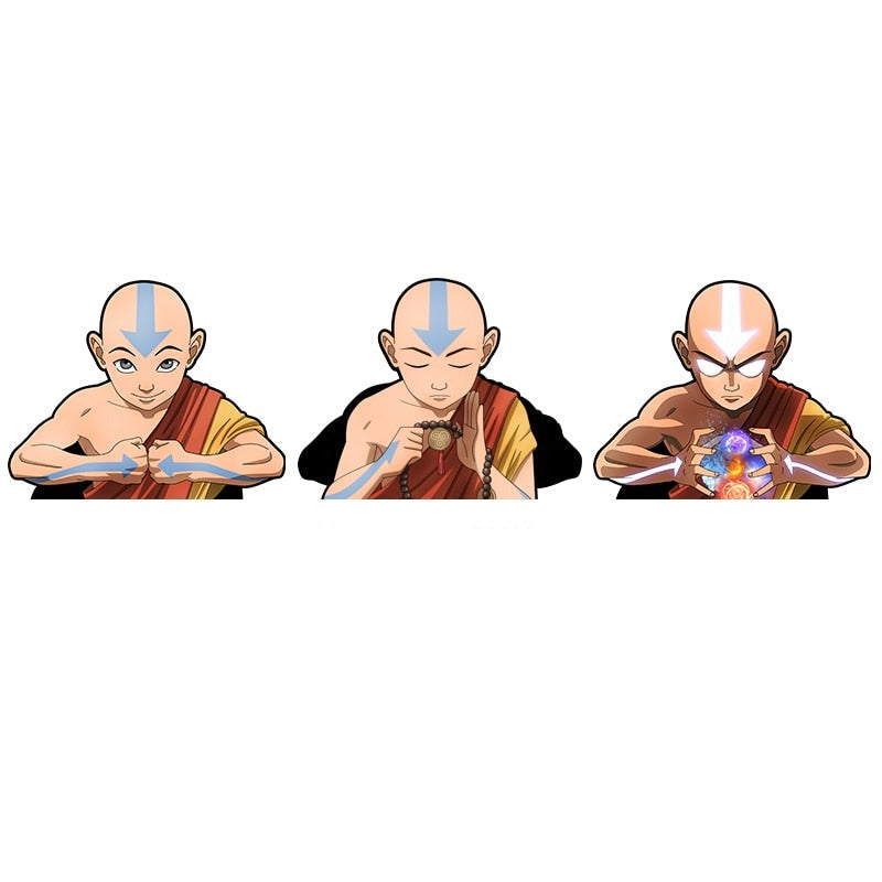 The Last Airbender 'Aang' Vinyl Car 3D Motion Sticker