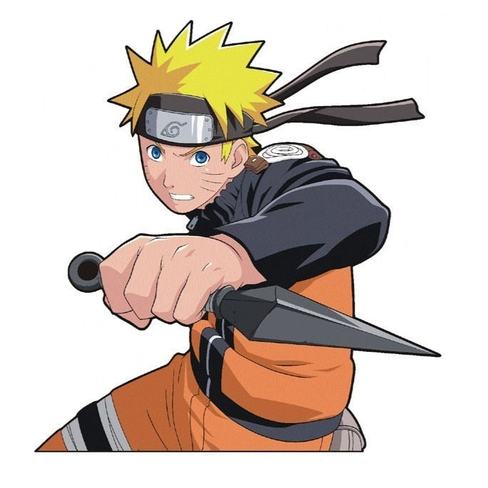 Naruto 'Naruto Uzumaki | Holding Kunai' Vinyl Car Sticker