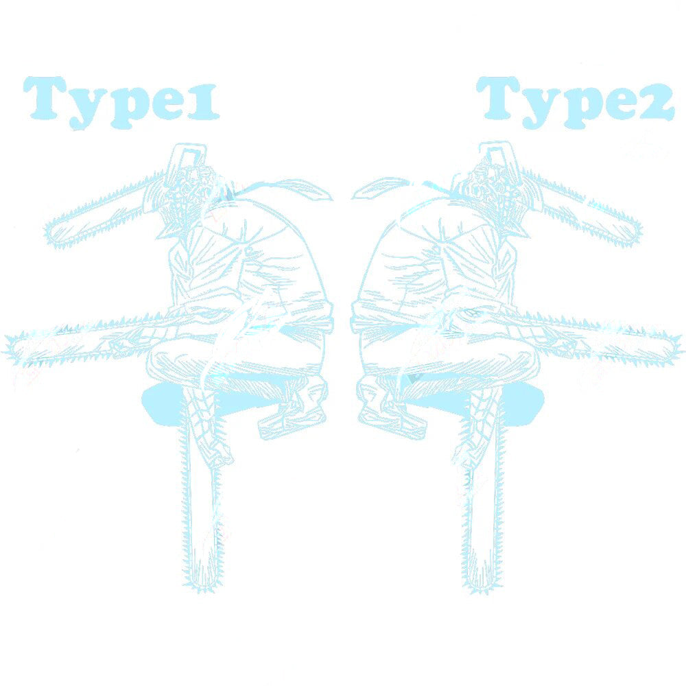 Chainsaw Man 'Fighting Pose' Vinyl Car Sticker