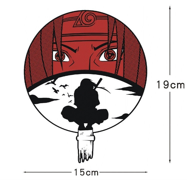 Naruto 'Uchiha Clan Logo | Itachi And Crows' Vinyl Car Sticker