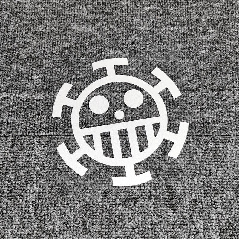One Piece 'Trafalgar Law Logo' Vinyl Car Sticker