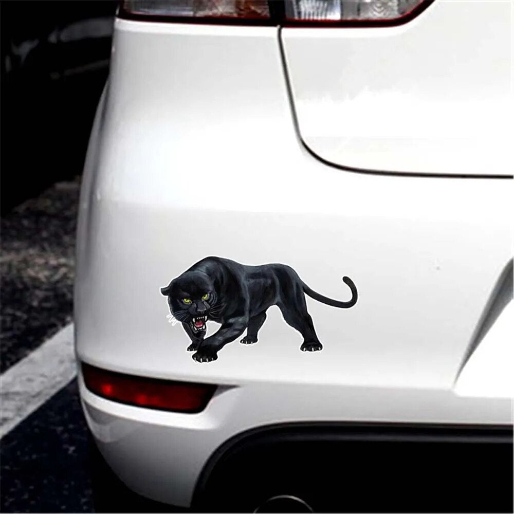 Fierce Panther's 'Growling' Vinyl Car Sticker