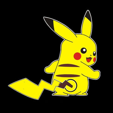 Pokemon 'Pikachu | Smiling | Left' Vinyl Car Wiper Sticker