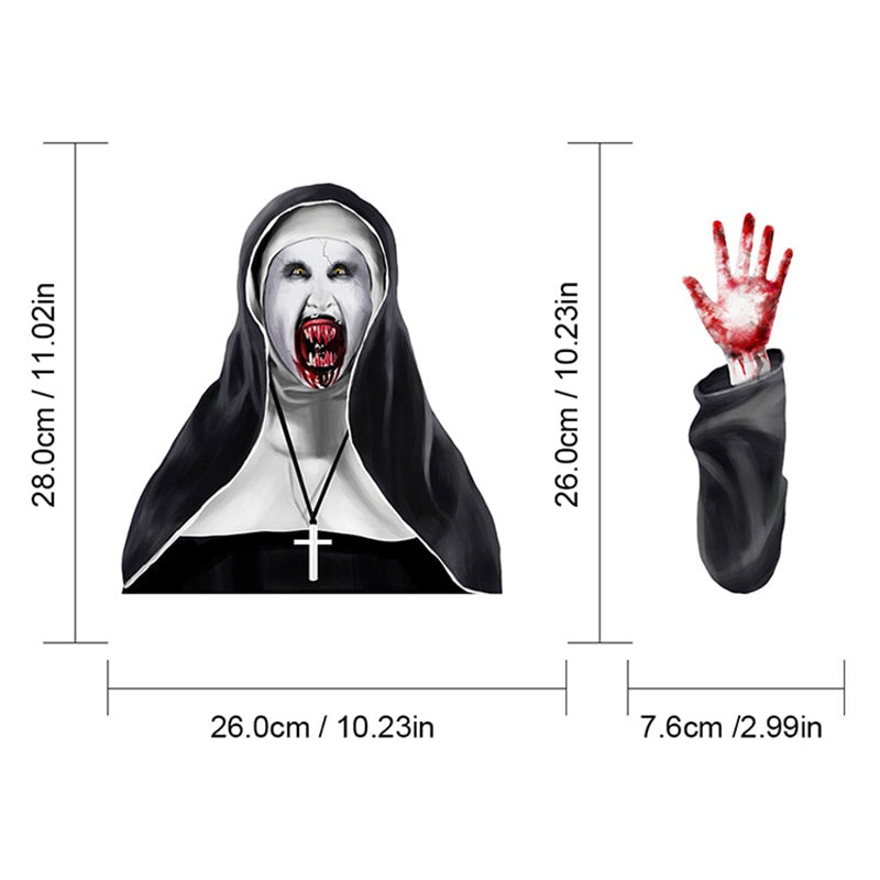 The Nun 'Valak | Demon Nun' Vinyl Car Wiper Sticker