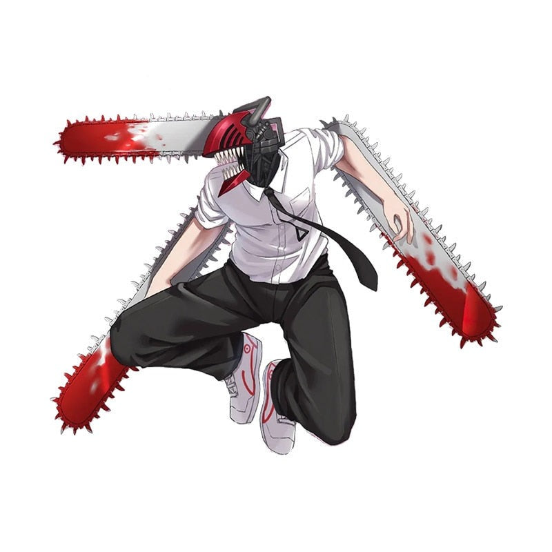Chainsaw Man 'Denji | Hybrid Form' Vinyl Car Peeker Sticker