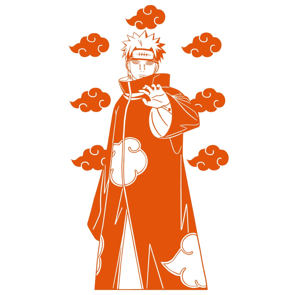 Naruto 'Naruto Uzumaki | Akatsuki Symbol' Vinyl Car Sticker