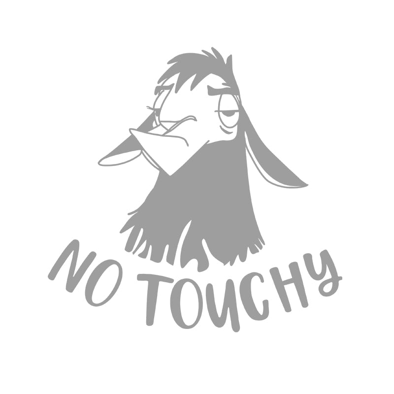The Emperor's New Groove 'Llama Kuzco | No Touchy' Vinyl Car Sticker