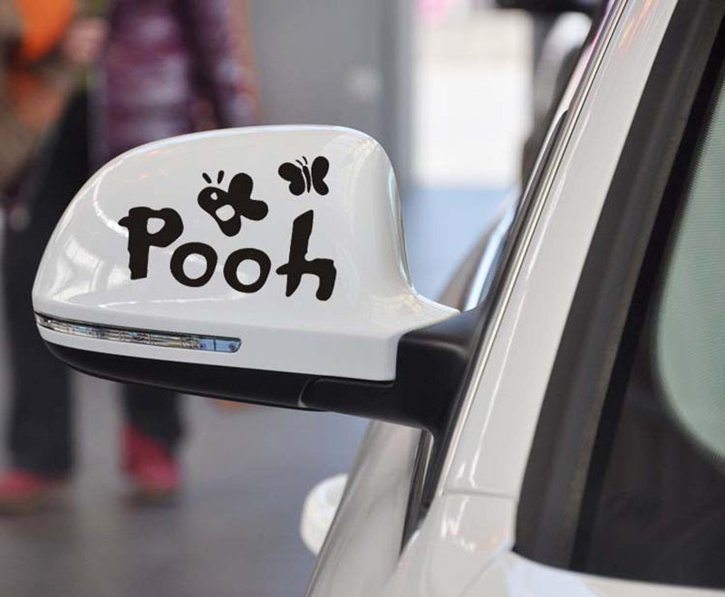 Winnie the Pooh 'Pooh Pooh | Butterflies | 2.0' Vinyl Car Sticker