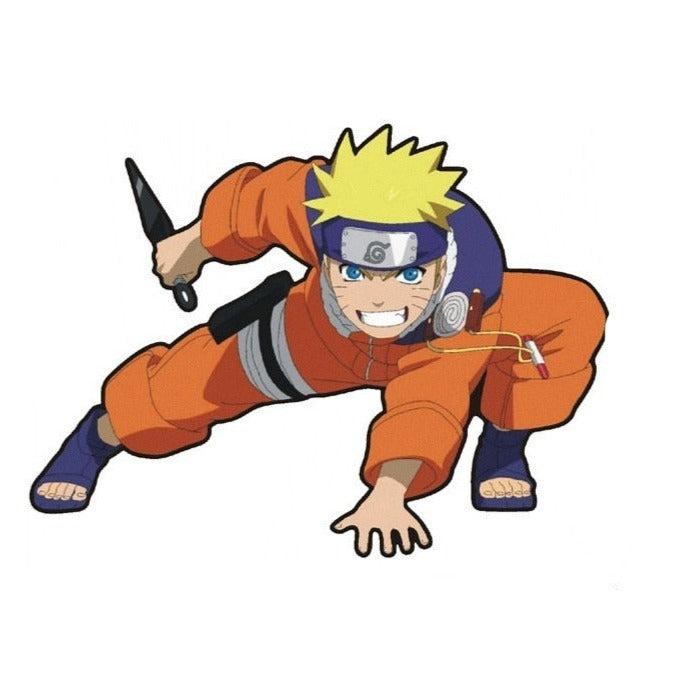 Naruto 'Naruto Uzumaki | Gritted Teeth' Vinyl Car Sticker