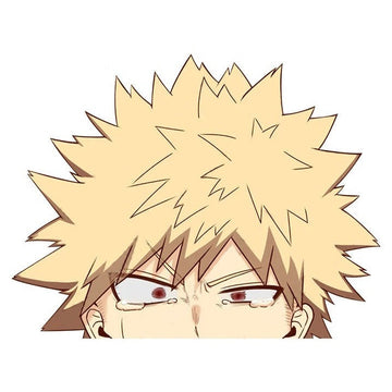 My Hero Academia 'Katsuki Bakugo | Crying' Vinyl Car Peeker Sticker