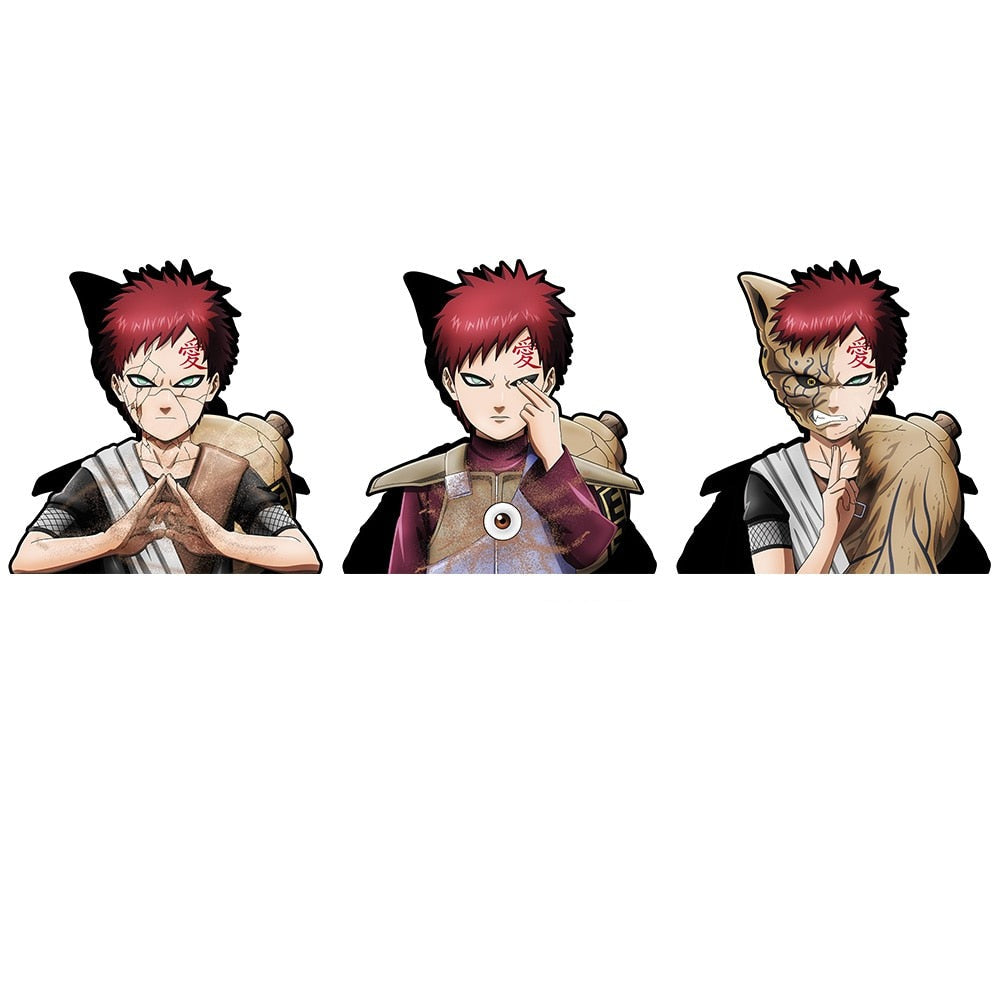 Naruto 'Gaara' Vinyl Car 3D Motion Sticker