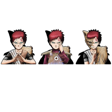 Naruto 'Gaara' Vinyl Car 3D Motion Sticker