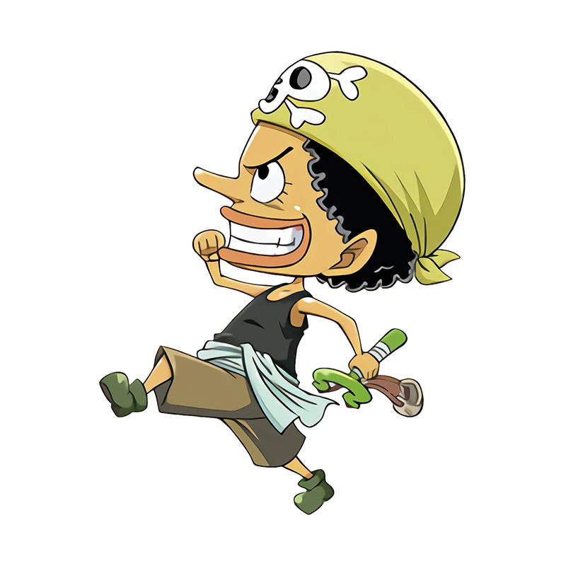 One Piece 'Young Usopp | Running 1.0' Vinyl Car Sticker