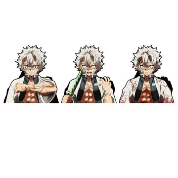 Demon Slayer 'Sanemi Shinazugawa' Vinyl Car 3D Motion Sticker