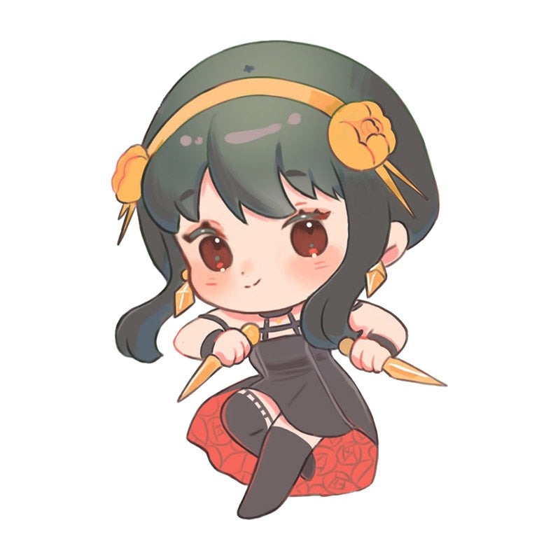 Spy x Family 'Yor Forger | Two Golden Stiletto' Vinyl Car Sticker