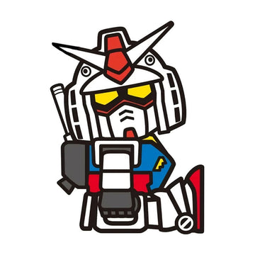 Mobile Suit 'Chibi RX-78-2 Gundam | Sitting' Vinyl Car Sticker