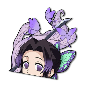 Demon Slayer 'Shinobu | Insect Breathing' Vinyl Car Peeker Sticker