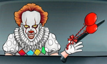 It Clown 'Pennywise | Balloons' Vinyl Car Wiper Sticker