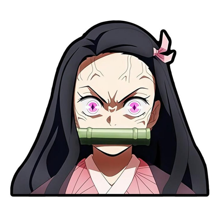 Demon Slayer 'Nezuko Kamado | Provoked Face' Vinyl Car Sticker