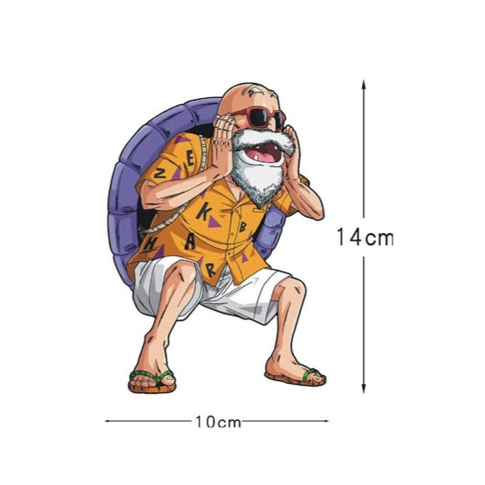 Dragon Ball Z 'Master Roshi | Shouting' Vinyl Car Sticker