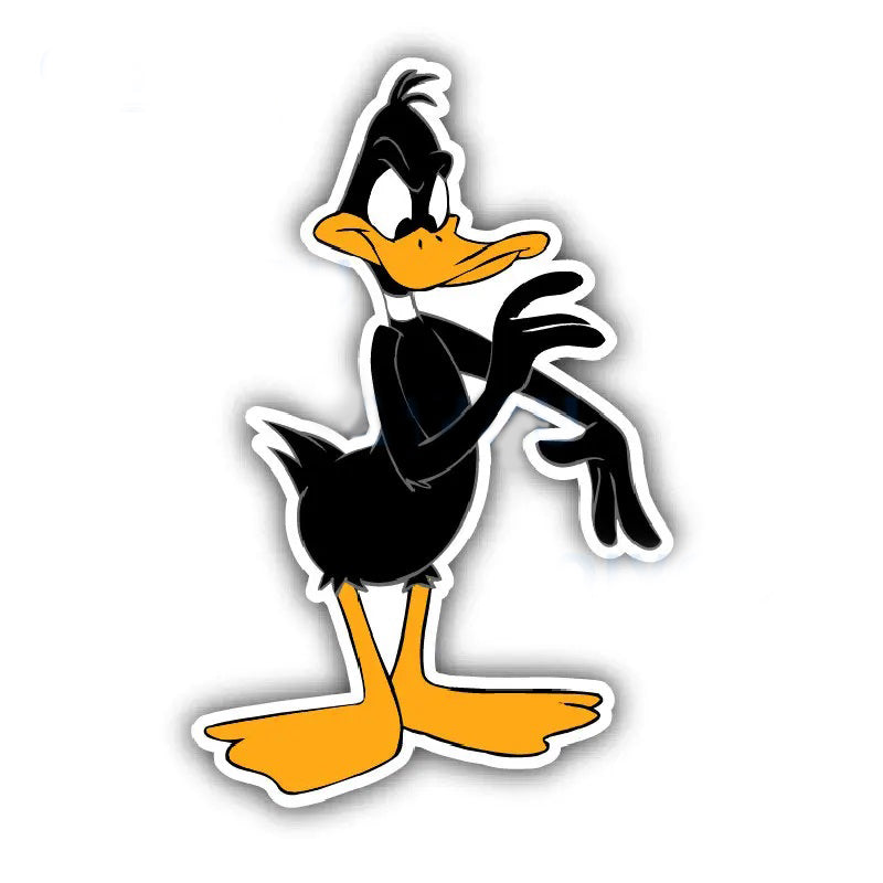 Looney Tunes 'Daffy Duck | Checking Hand' Vinyl Car Sticker
