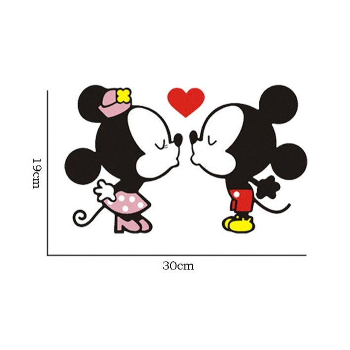 Mickey Mouse 'Minnie And Mickey | Couple In Love | 2.0' Vinyl Car Sticker