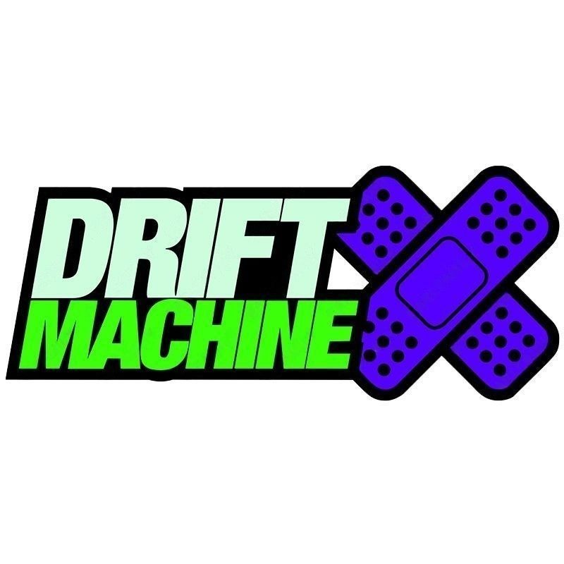 Drift Machine 'Colored Band-aids' Vinyl Car Sticker