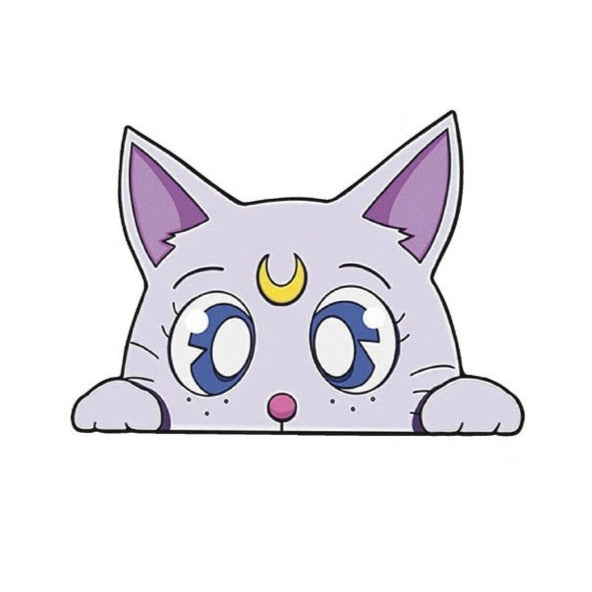 Sailor Moon 'Artemis | Looking' Vinyl Car Peeker Sticker