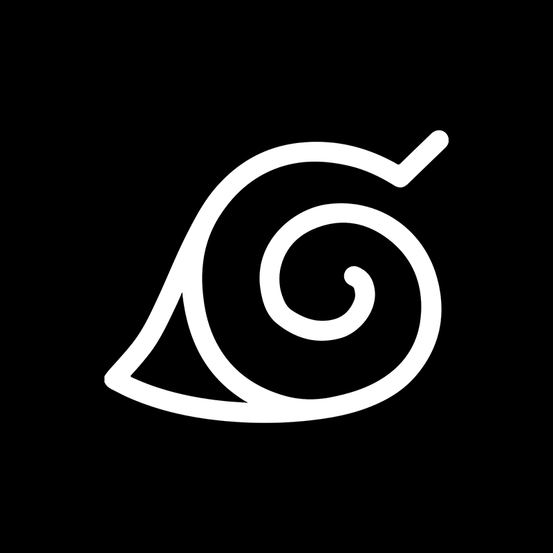 Naruto 'Hidden Leaf Village Symbol' Vinyl Car Sticker