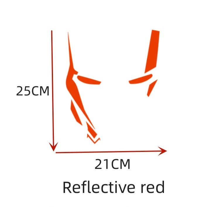 Iron Man 'Mask | Reflective' Vinyl Car Sticker