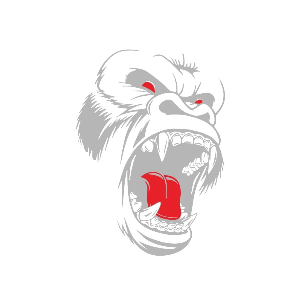 Angry Gorilla 'Head' Vinyl Car Sticker
