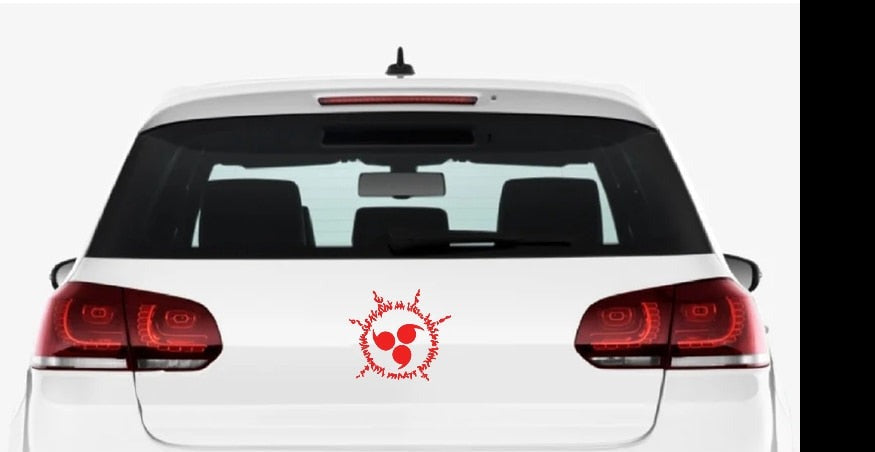 Naruto 'Heavens' Curse Mark' Vinyl Car Sticker