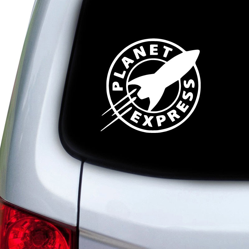 Futurama 'Planet Express | Logo | 1.0' Vinyl Car Sticker