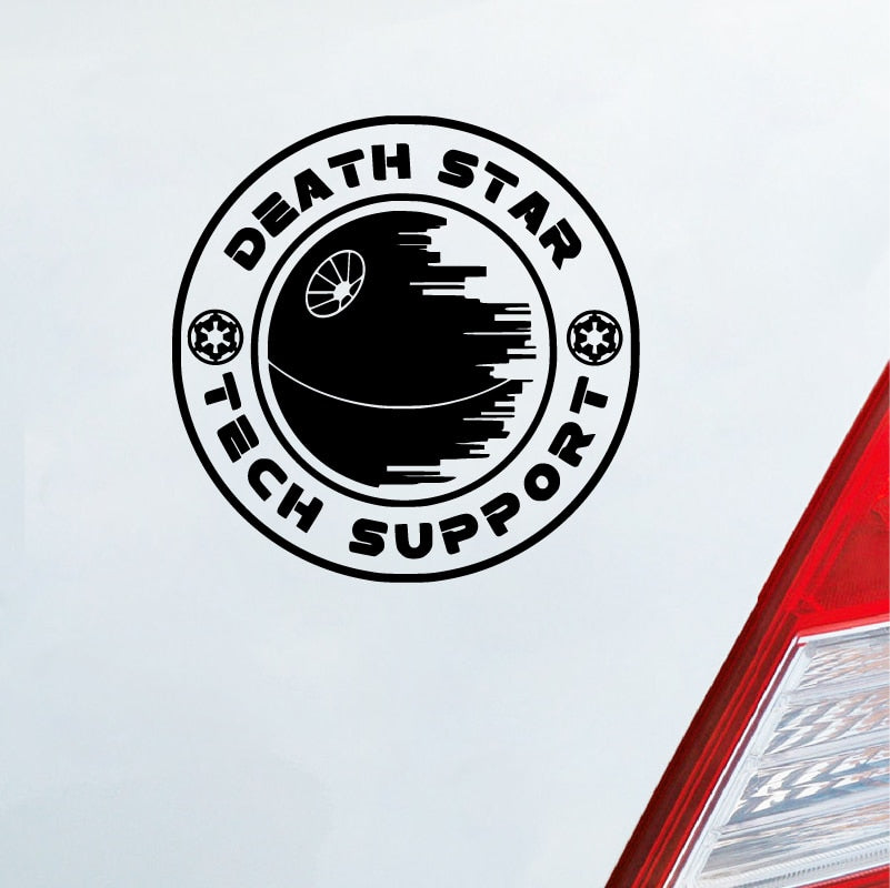 Star Wars 'Death Star | Tech Support' Vinyl Car Sticker
