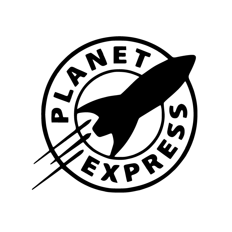 Futurama 'Planet Express | Logo | 1.0' Vinyl Car Sticker
