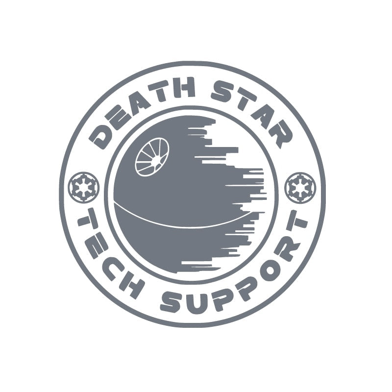 Star Wars 'Death Star | Tech Support' Vinyl Car Sticker