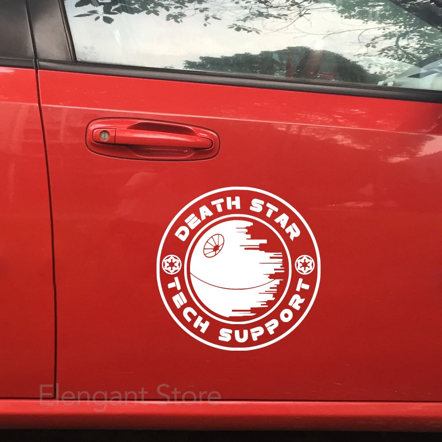 Star Wars 'Death Star | Tech Support' Vinyl Car Sticker