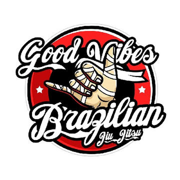 Brazilian Jiu Jitsu 'Good Vibes | Taped Hand' Vinyl Car Sticker