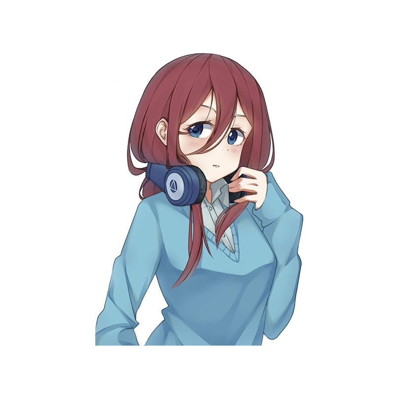 The Quintessential Quintuplets 'Miku | Snob' Vinyl Car Sticker