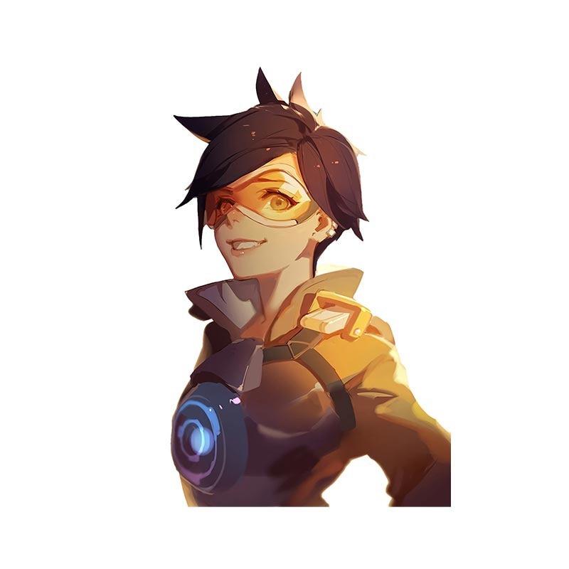 Overwatch 'Tracer' Vinyl Car Sticker