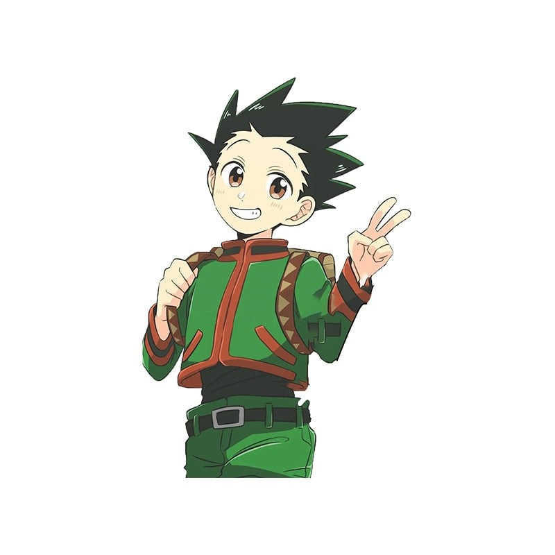 Hunter × Hunter 'Gon Freecss | Peace Sign' Vinyl Car Sticker