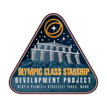 Star Trek 'Olympic Class Starship' Vinyl Car Sticker