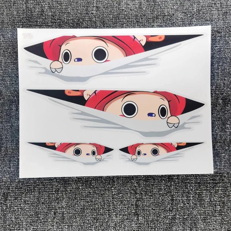 One Piece 'Tony Tony Chopper | Staring' Vinyl Car Peeker Sticker