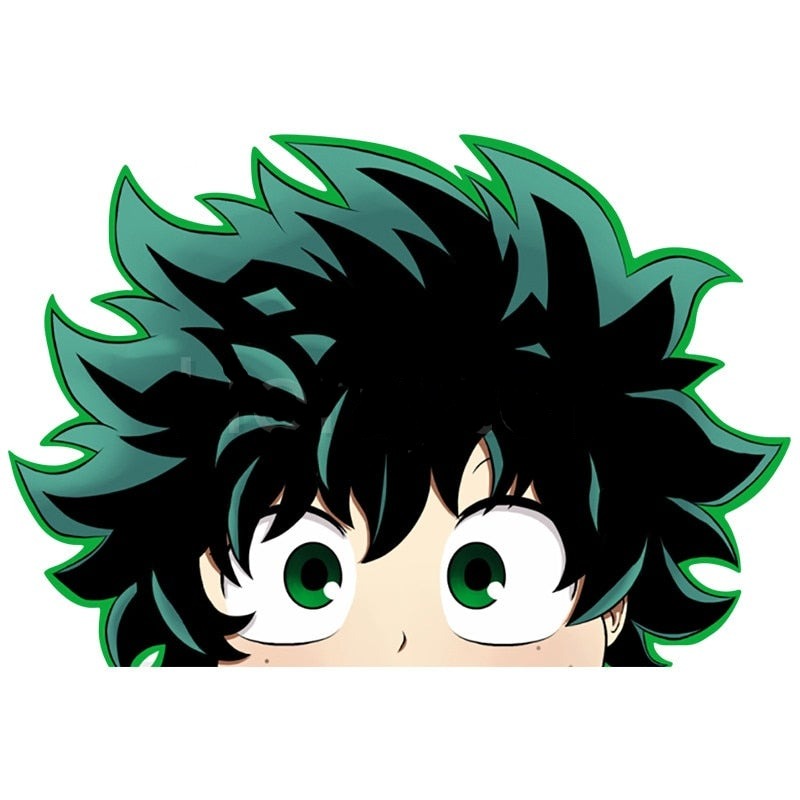 My Hero Academia 'Young Deku' Vinyl Car Peeker Sticker