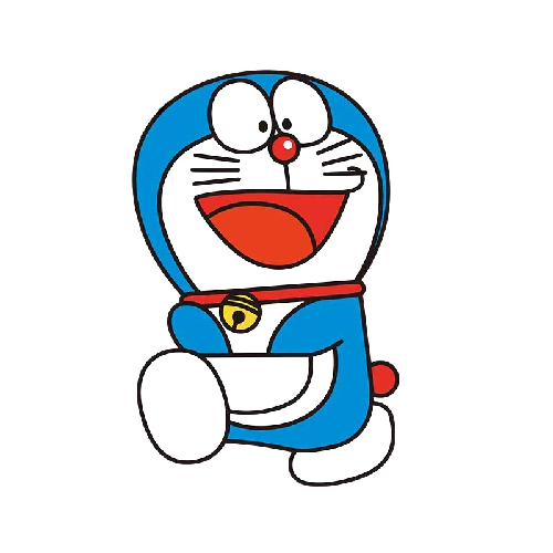 Doraemon 'Walking | Left' Vinyl Car Sticker