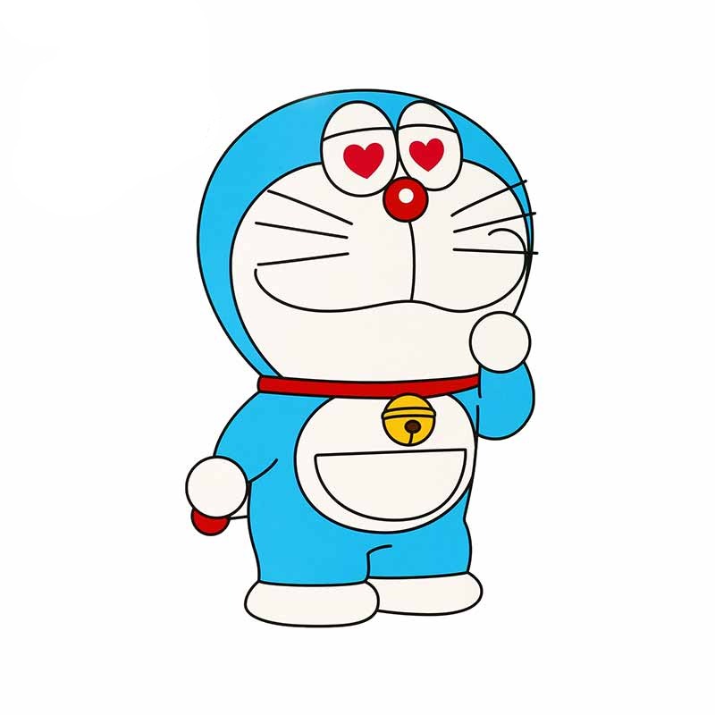 Doraemon 'In Love | Right' Vinyl Car Sticker