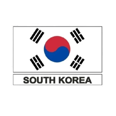 South Korea Flag Vinyl Car Sticker